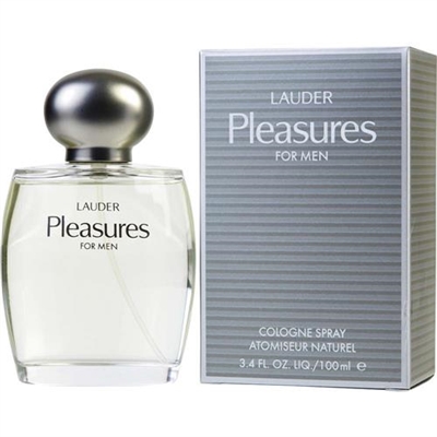 Pleasures by Estee Lauder for Men 3.4 oz Cologne Spray