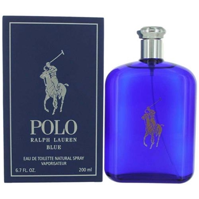 Polo Blue by Ralph Lauren for Men 6.7 oz Eau De Toilette Spray