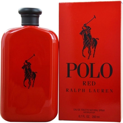 Polo Red by Ralph Lauren for Men 6.7oz Eau De Toilette Spray