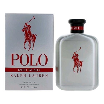 Polo Red Rush by Ralph Lauren for Men 4.2oz Eau De Toilette Spray