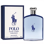 Polo Ultra Blue by Ralph Lauren for Men 6.7oz Eau De Toilette Spray