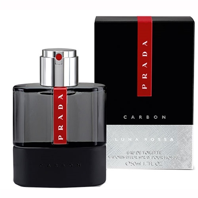 Luna Rossa Carbon by Prada for Men 1.7oz Eau De Toilette Spray