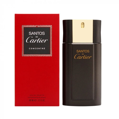 Santos De Cartier Concentre by Cartier for Men 3.3 oz Eau De Toilette Spray