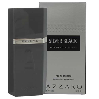 Silver Black by Loris Azzaro for Men 1.7 oz Eau De Toilette Spray