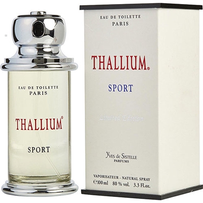 Thallium Sport by Jacques Evard for Men 3.3oz Eau De Toilette Spray