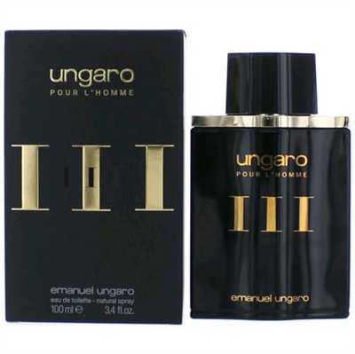 Ungaro III by Ungaro for Men 3.4 oz Eau De Toilette Spray