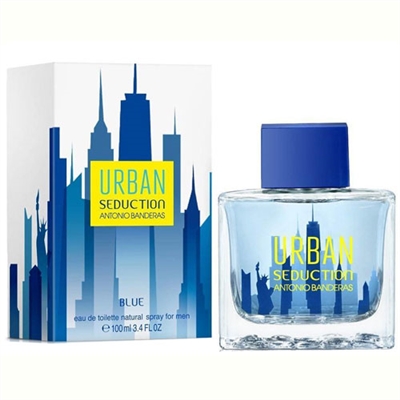 Urban Seduction Blue by Antonio Banderas for Men 3.4oz Eau De Toilette Spray