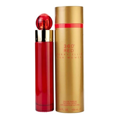 360 Red by Perry Ellis for Women 3.4 oz Eau De Parfum Spray