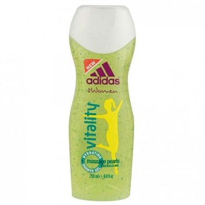 Adidas Vitality Massage Pearls Energizing Shower Gel for Women 8.4oz / 250ml