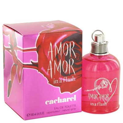 Amor Amor In A Flash by Cacharel for Women 3.4oz Eau De Toilette Spray