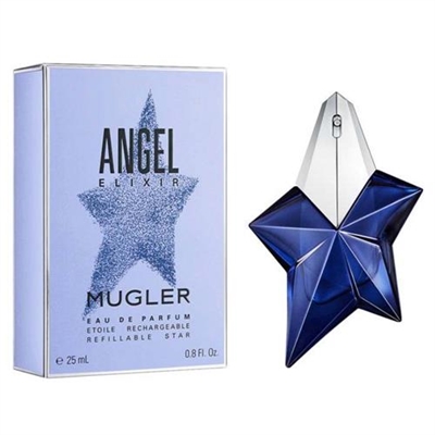 Angel Elixir by Thierry Mugler for Women 0.8oz Eau De Parfum Refillable Spray