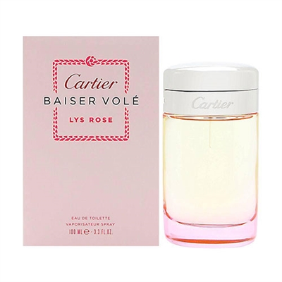 Baiser Vole Lys Rose by Cartier for Women 3.3oz Eau De Toilette Spray