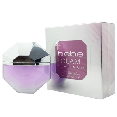Glam Platinum by Bebe for Women 3.4oz Eau De Parfum Spray