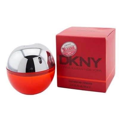 Be Delicious Red by Donna Karan for Women 3.4 oz Eau De Parfum Spray