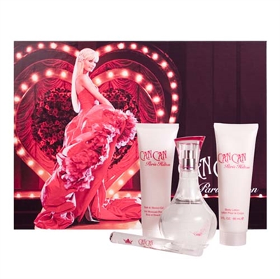 Can Can by Paris Hilton for Women 4 Piece Gift Set