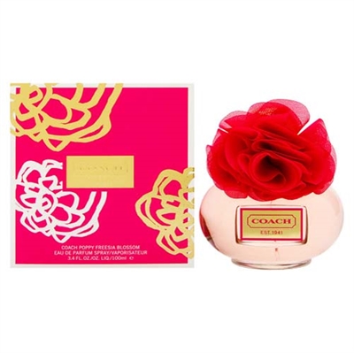 Coach Poppy Freesia Blossom by Coach for Women 3.4 oz Eau De Parfum Spray