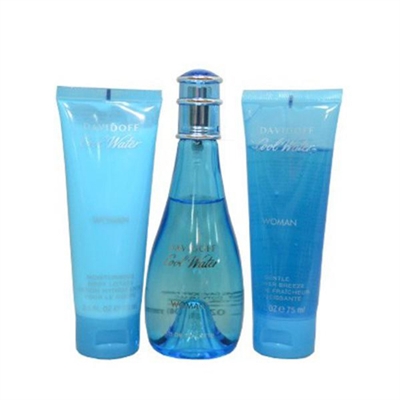 Cool Water by Zino Davidoff for Women 3 Piece Set