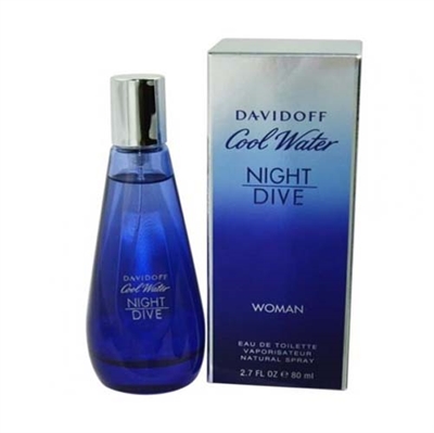 Cool Water Night Dive by Davidoff for Women 2.7oz Eau De Toilette Spray