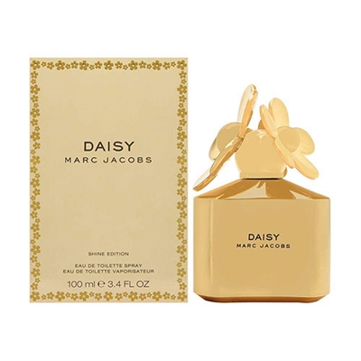 Daisy Shine Gold Edition by Marc Jacobs for Women 3.4oz Eau De Toilette Spray