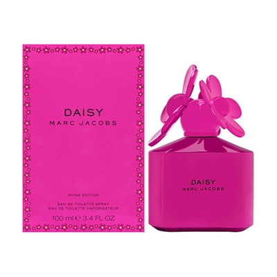 Daisy Shine Pink Edition by Marc Jacobs for Women 3.4oz Eau De Toilette Spray