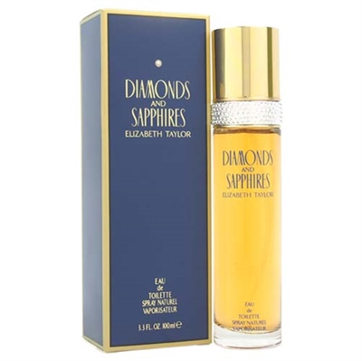 Diamonds  Sapphires by Elizabeth Taylor for Women 3.3 oz Eau De Toilette Spray