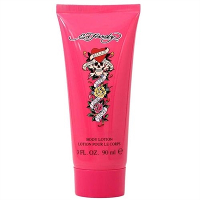 Ed Hardy Life, Love and Luck by Christian Audigier for Women 3oz Body Lotion Unboxed