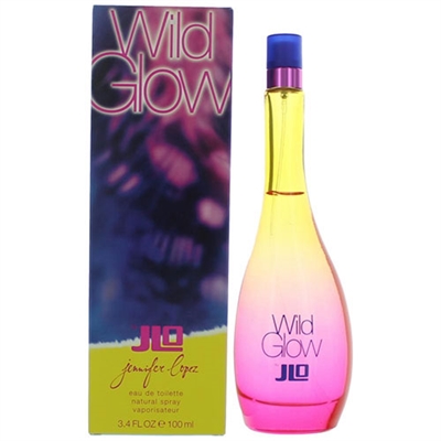 Wild Glow by Jennifer Lopez for Women 3.4oz Eau De Toilette Spray