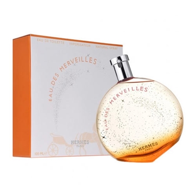 Eau des Merveilles by Hermes for Women 3.3oz Eau De Toilette Spray