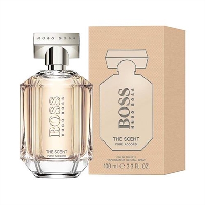 The Scent Pure Accord by Hugo Boss for Women 3.4oz Eau De Toilette Spray