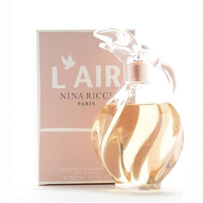 Nina Ricci L'air Silky Shower Gel for Women 6.8oz / 200ml