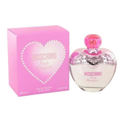 Pink Bouquet by Moschino for Women 3.4oz Eau De Toilette Spray