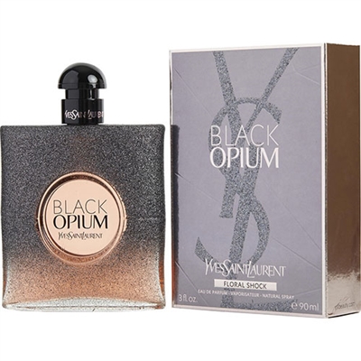 Black Opium Floral Shock by Yves Saint Laurent for Women 3oz Eau De Parfum Spray
