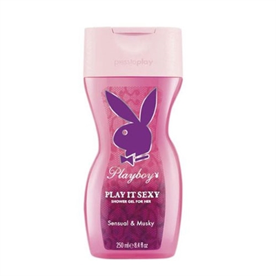 Playboy Play It Sexy Shower Gel For Her Sensual & Musky 8.4oz / 250ml