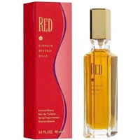 Red by Giorgio Beverly Hills for Women 3.0 oz Eau De Toilette Spray