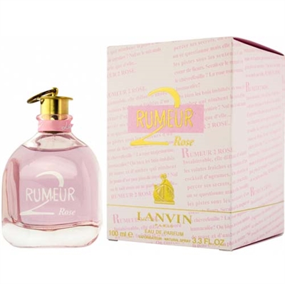 Rumeur 2 Rose by Lanvin for Women 3.4 oz Eau De Parfum Spray