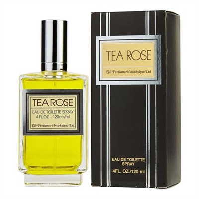 Tea Rose by Perfumers Workshop for Women 4.0 oz Eau De Toilette Spray