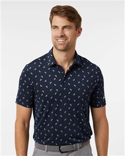 Adidas A2012 Men's Ultimate365 Mesh Print Polo Shirts