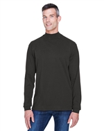 Devon & Jones Mens Sueded Mock Turtlenecks D420. Embroidery available. Same Day Shipping available. Quantity Discounts. No Minimum Purchase Required.
