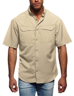 Pro Celebrity Men's Short Sleeve Pro Fishing Shirts FST889