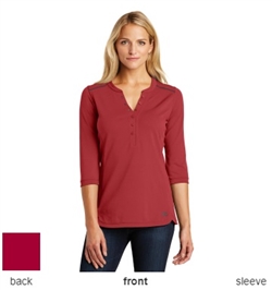 OGIO® Ladies Fuse Henley Polo Shirts LOG132