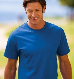 Port & Company® 100% Cotton T-Shirt with Pocket PC61P. Screenprinting available. Quantity Discounts. Same Day Shipping available on Blanks. No Minimum Purchase Required.