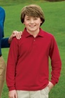 Port Authority Youth Silk Touch Long Sleeve Sport Shirts Y500LS