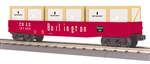 Burlington Route-CB&Q_MTH gondola with crates_30-72174_3Rail