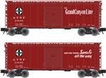 Santa Fe_SF_Atlas Trainman 40' Sliding Door Boxcar_2002224_3Rail