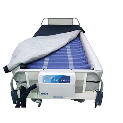 Med-Aire Plus 8" Alternating Pressure and Low Air Loss Mattress System with 10" Defined Perimeter