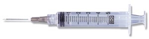 BD 5 ML SYRINGES & NEEDLES