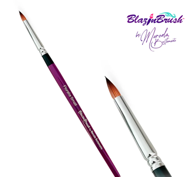 Blazin Brush Floralia Small Petal Round Brush