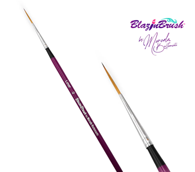 Blazing Brush Liner 0 by Marcela Bustamante