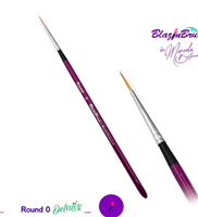 Blazing Brush Round 0 Detail  by Marcela Bustamante