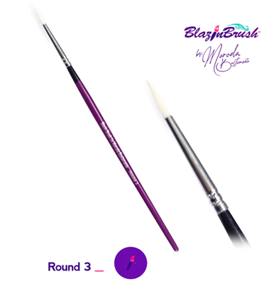 Blazing Brush Round 3  by Marcela Bustamante